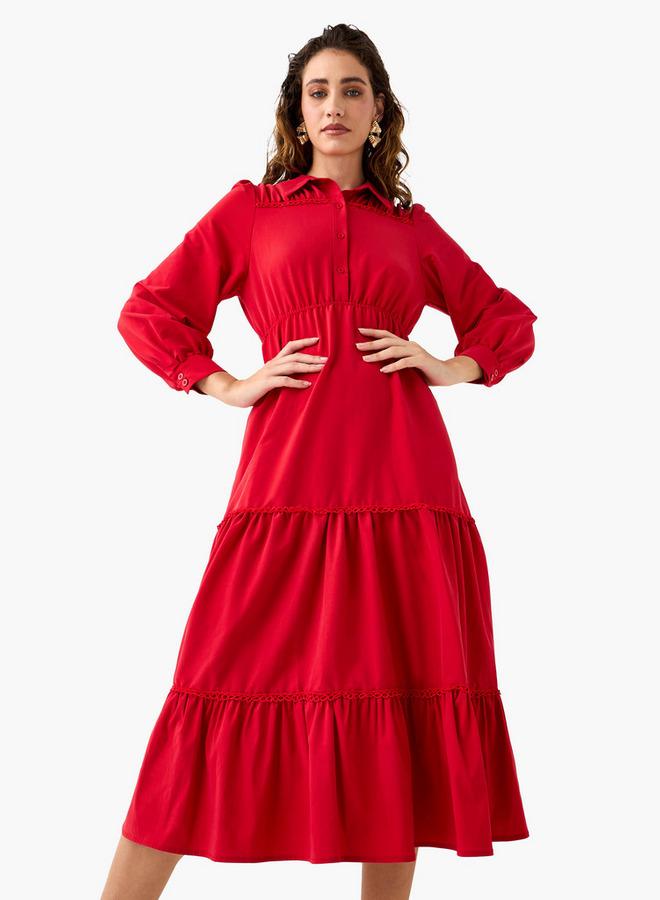 Splash FAV Tiered Shirred Dress - Image 1