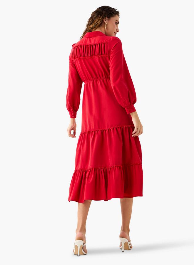 Splash FAV Tiered Shirred Dress - Image 3