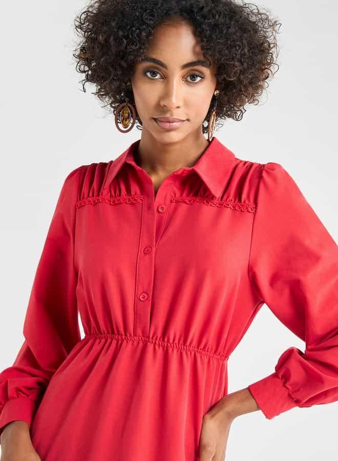 Splash FAV Tiered Shirred Dress - Image 4