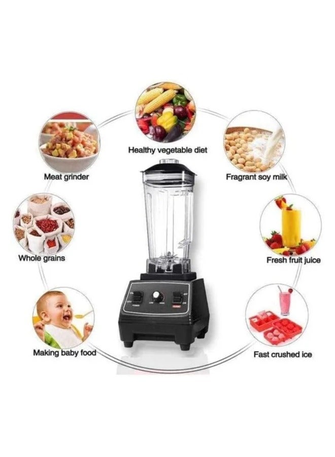 SILVER CREST Silver Crest Heavy Duty Commercial Grade Blender 2.5L BPA Free 4500w 2 Cup Jar  - Image 5