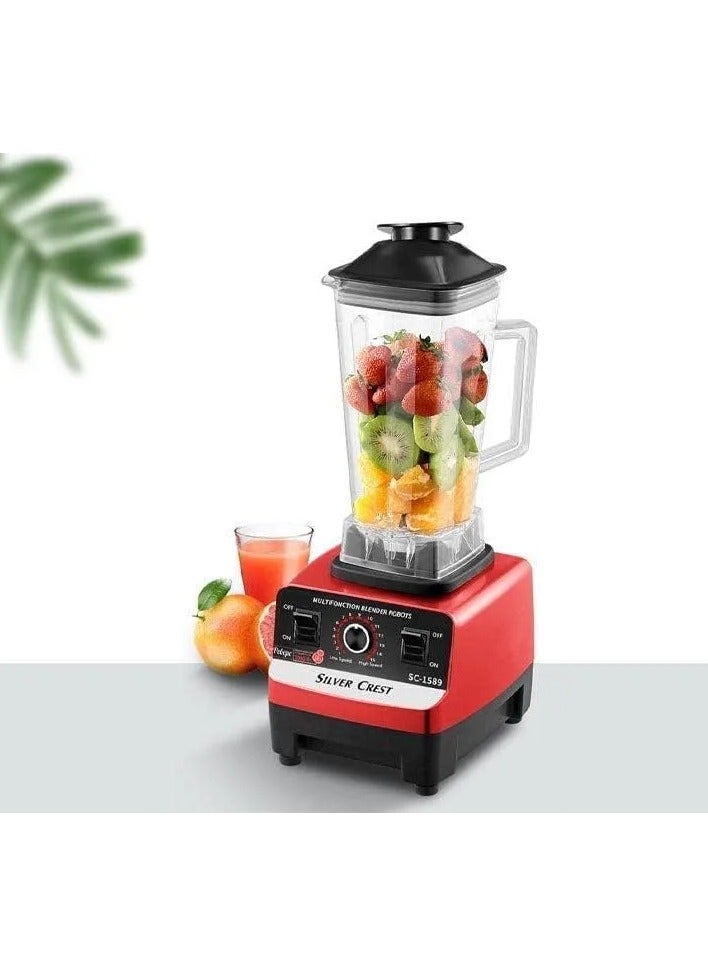SILVER CREST Silver Crest Heavy Duty Commercial Grade Blender 2.5L BPA Free 4500w 2 Cup Jar  - Image 3