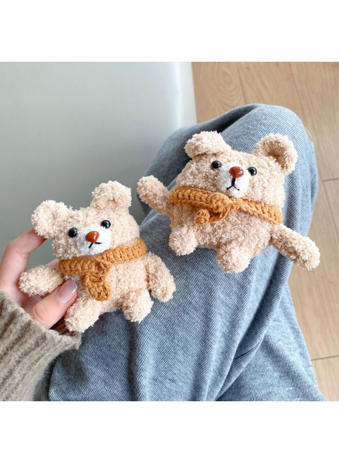 Suitable For AirPods 4 Wool Earphone Protective Cover Cartoon Soft Case 1/2/3 Generation Knitted Doll Pro2 Protective Cover