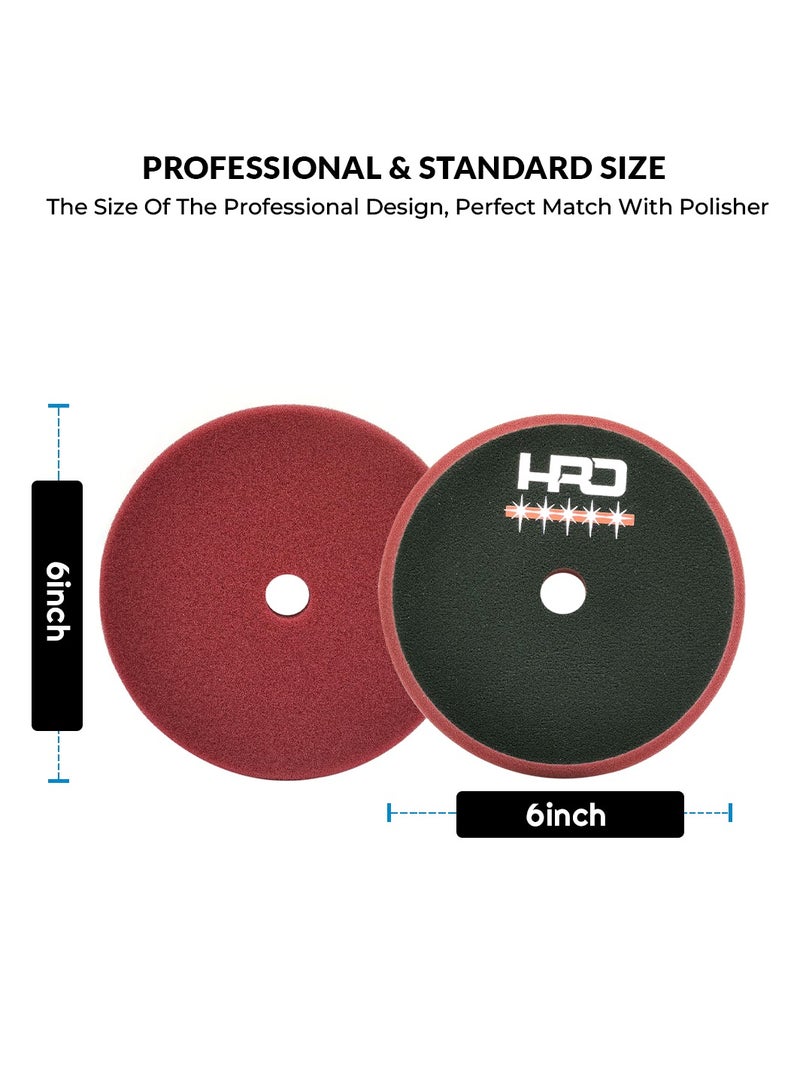 Generic HRD Finishing Waxing Polishing Pad Soft Cut 6" Light Cut Polishing Foam Pad  - Image 4