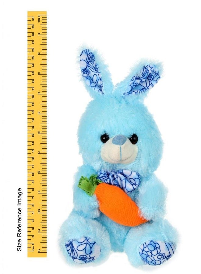 تيكلز لعبة أرنب أزرق لطيف محشو بجزرة، لعبة قطيفة ناعمة للأطفال، مناسبة لأعياد الميلاد، 22 سم - Image 3
