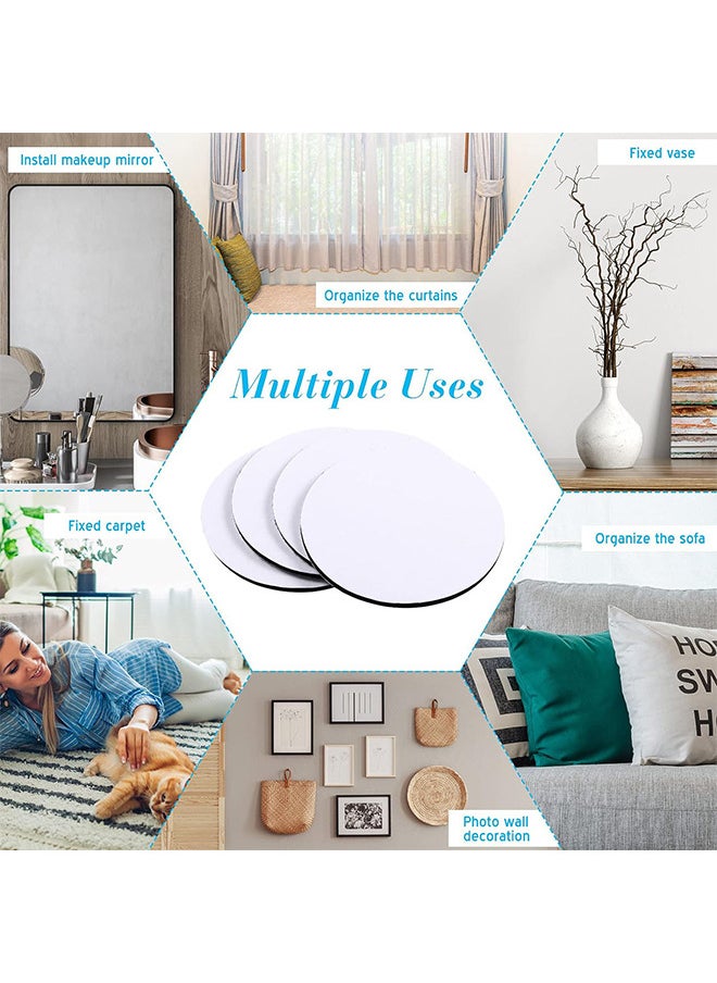 Depend - 12PCS 2 Inch Sticky Back Hook Loop Dots, Self Adhesive Hook Loop Tape Dots, Double Sided Industrial Strength Coins, Waterproof Nylon Glue Dot Tape For Wall Decor Or Tools Hanging - Image 1