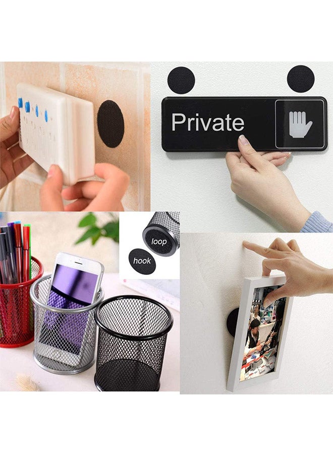 Depend - 12PCS 2 Inch Sticky Back Hook Loop Dots, Self Adhesive Hook Loop Tape Dots, Double Sided Industrial Strength Coins, Waterproof Nylon Glue Dot Tape For Wall Decor Or Tools Hanging - Image 1