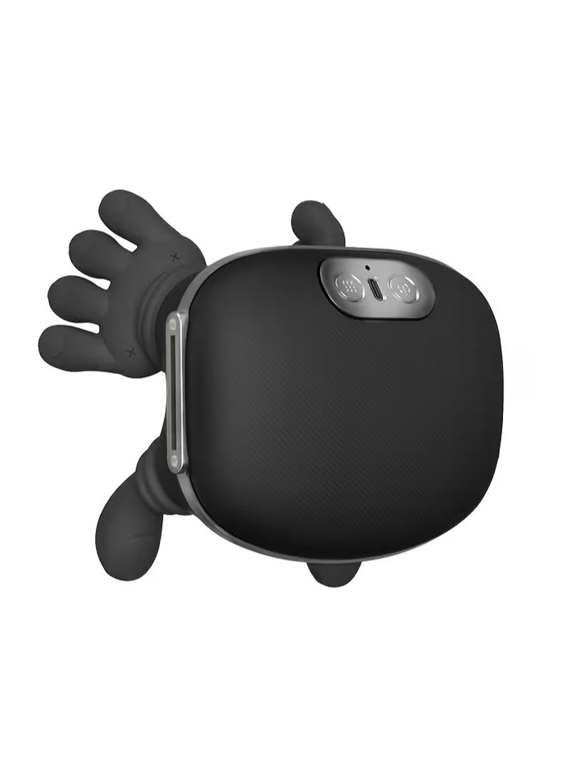 JIHAM Electric Shoulder and Neck Massager Deep Tissue Kneading Massager With Soothing Heat Function Ergonomic Design Food Grade Silicone Portable Compact Long Battery Life For Home Office Pain Relief - Image 1