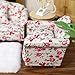 Cutemini Dollhouse Couch with Pillow 1 12 Scale Miniature Sofa Arm Chair Living Room Furniture Wooden Fabric Frame Single Reading Chair Artificial House Room Scene Decoration Rose Floral - Image 4