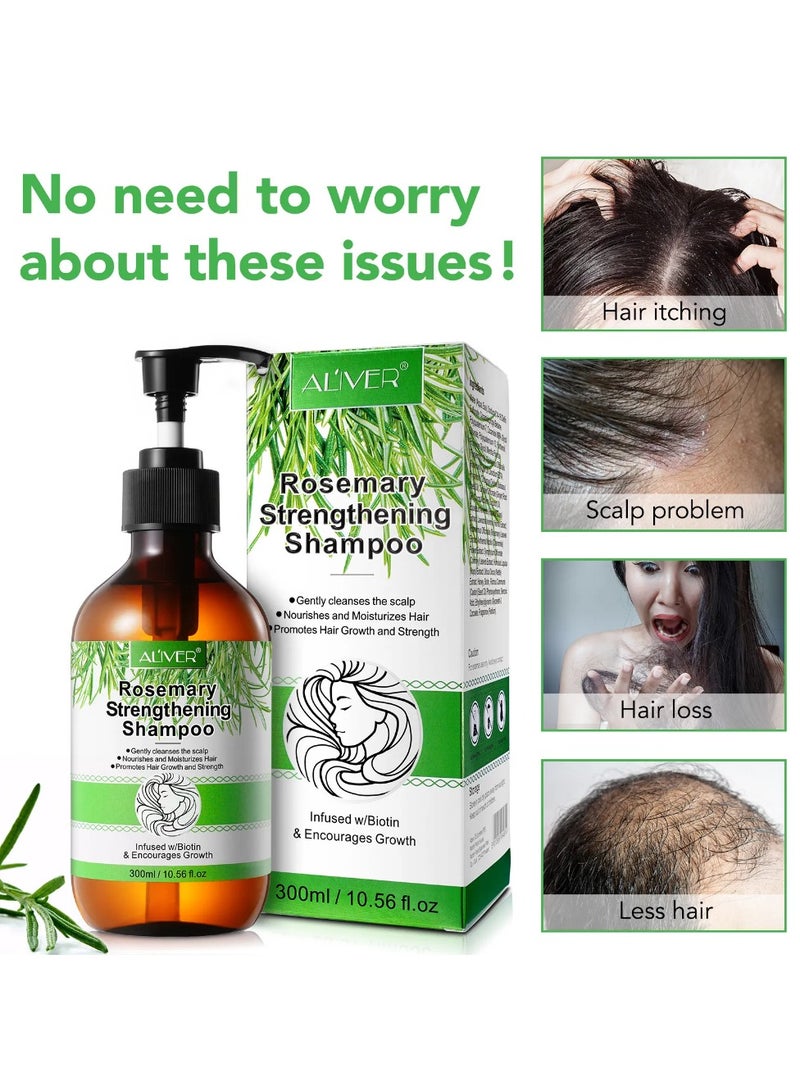ALIVER Rosemary Strengthening Shampoo - Image 3