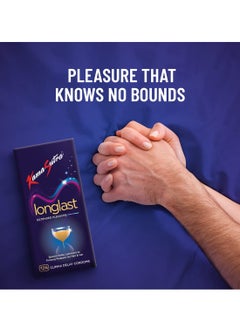 Kamasutra Long Last Extended Pleasure Climax Delay Condoms - 12Nx2  - Image 4
