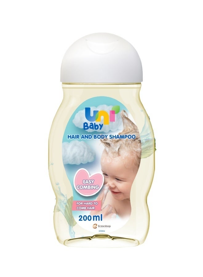 Uni baby Easy Combing Hair And Body Shampoo