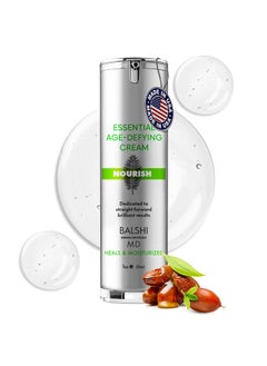 Balshi Derma-Ceuticals MD NOURISH ESSENTIAL Moisturizing Face Cream  Infused wHyaluronic Acid Jojoba Oil  Squalane  Hydrates Firms  Revives Skin  Diminish Wrinkles  30ml 