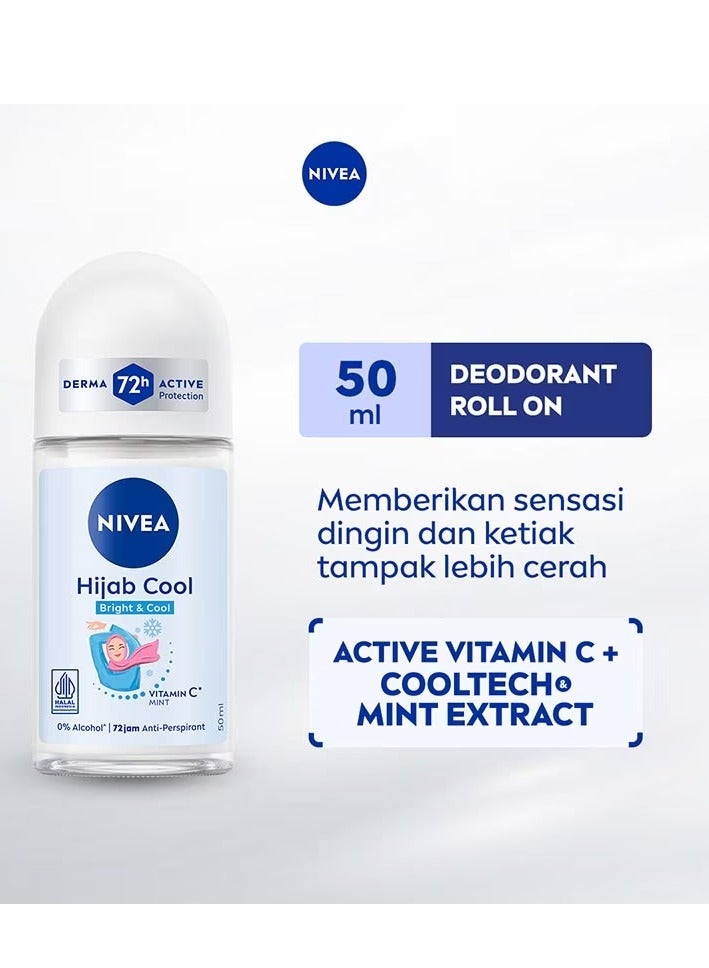 نيفيا حجاب كول برايت آند كول رول أون 50 مل (عبوة من قطعتين) - Image 2