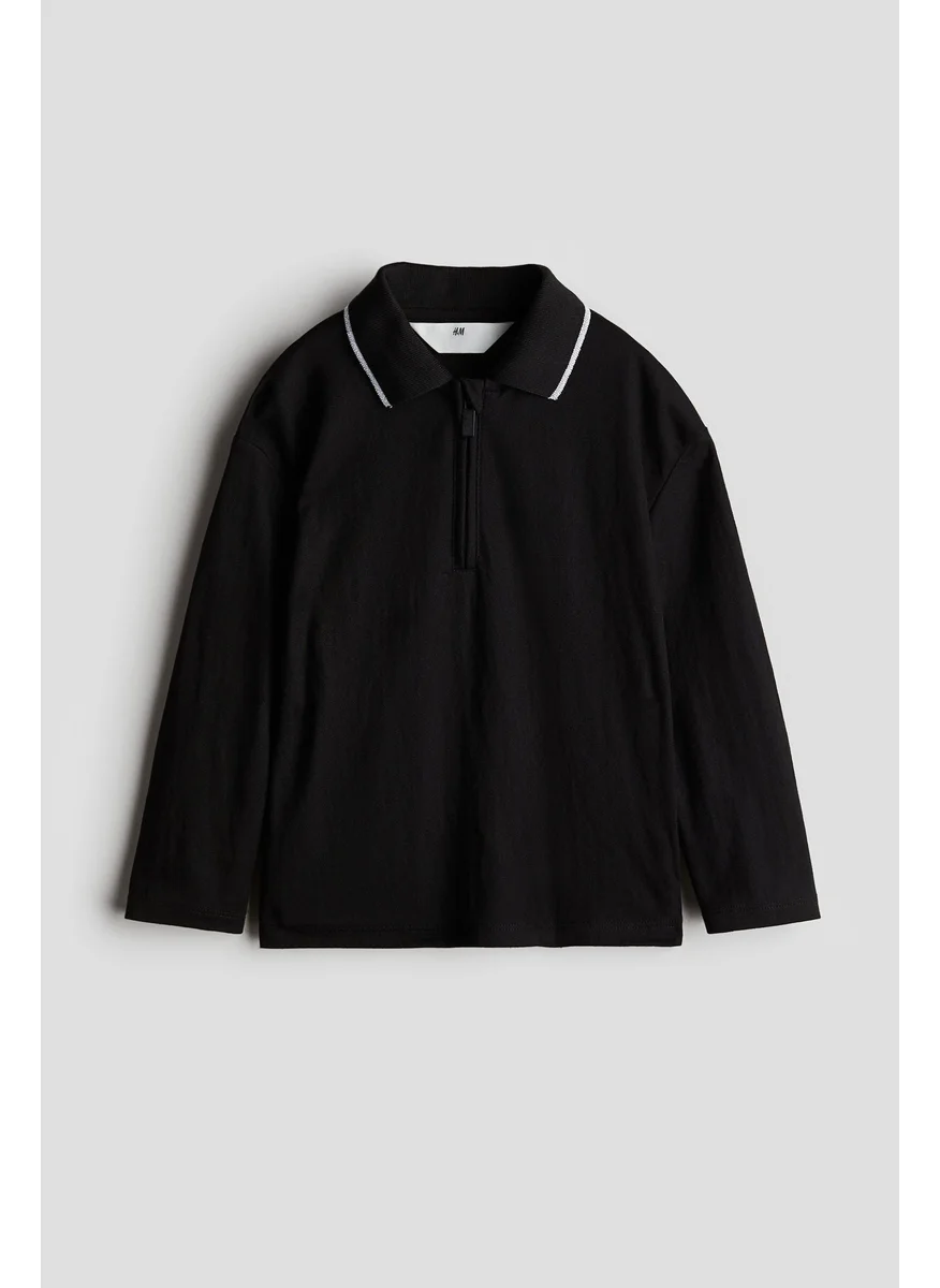 H&M Zip-Top Polo Shirt