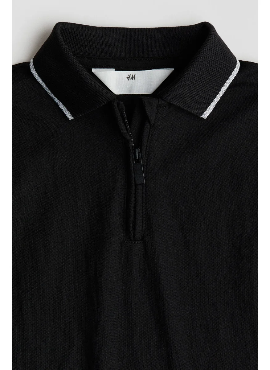 H&M Zip-Top Polo Shirt