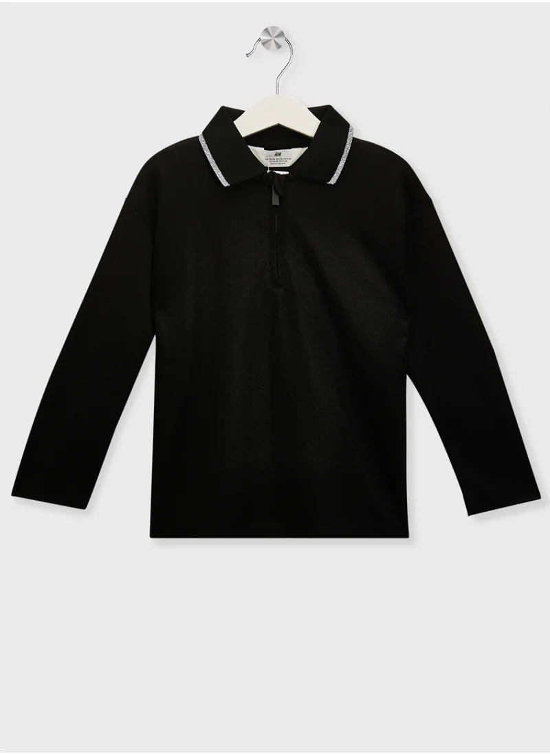اتش اند ام Zip-Top Polo Shirt