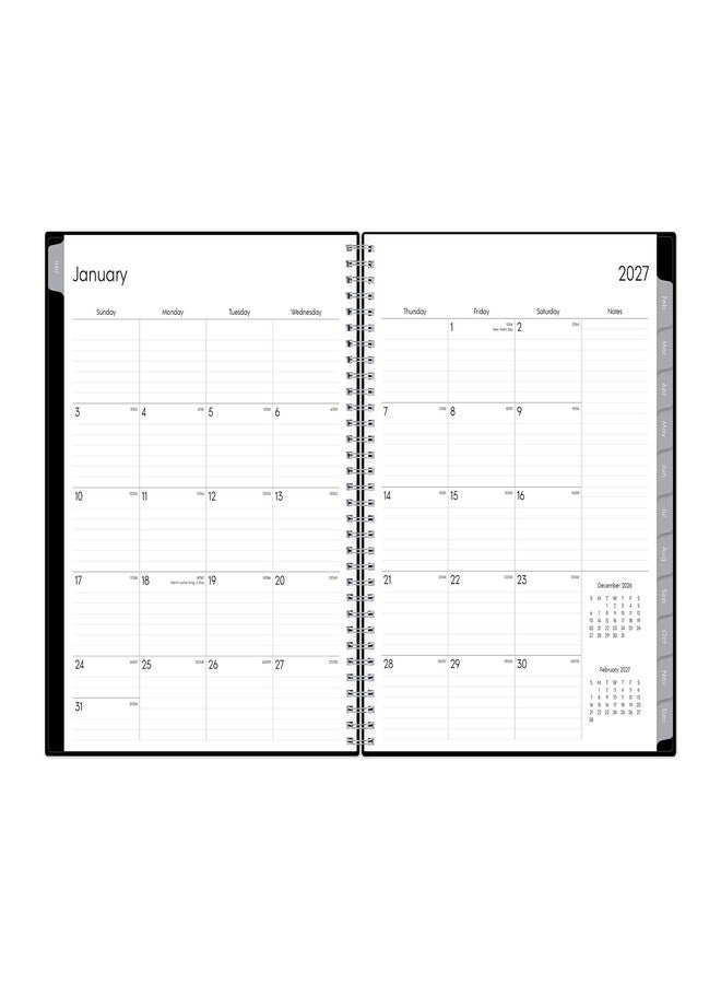 Blue Sky 2027 Weekly and Monthly Planner Calendar, Includes January 2027 - December 2027, 8.5" x 11", Flexible Cover, Wirebound, Laminated Tabs, Storage Pocket, Enterprise - Image 3