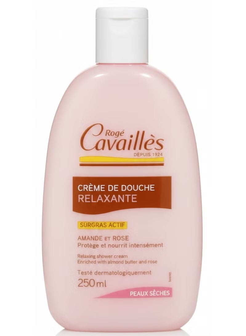 روجي كاڤاليس روجيه كافاييه - كريم استحمام مهدئ ومغذي بخلاصة اللوز والورد (250 مل)