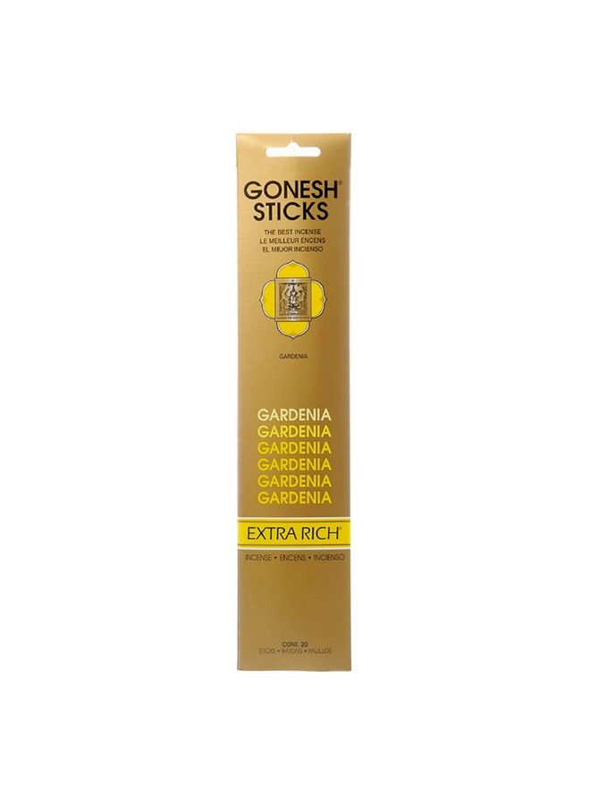 Gonesh Incense Sticks Extra Rich Collection Gardenia 20 Piece - Image 2