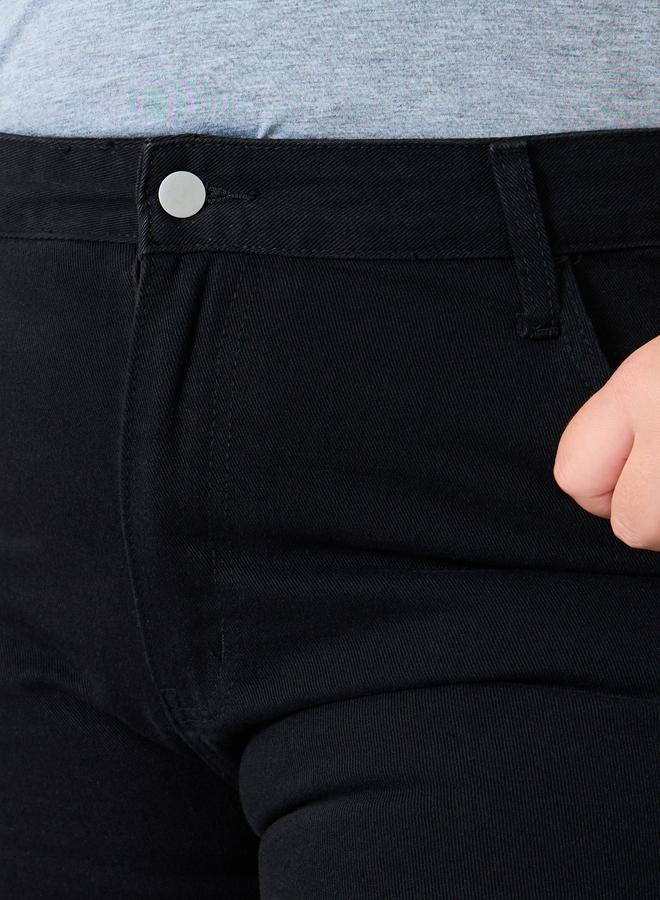 ستايلي بنطال جينز بمقاس كبير وقصة أرجل مستقيمة - Image 3