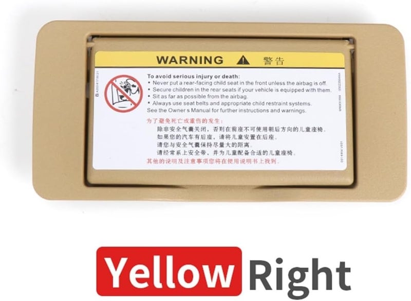 Wivplex Sun Visor Makeup Mirror Cover for Mercedes-Benz W203 - Image 2