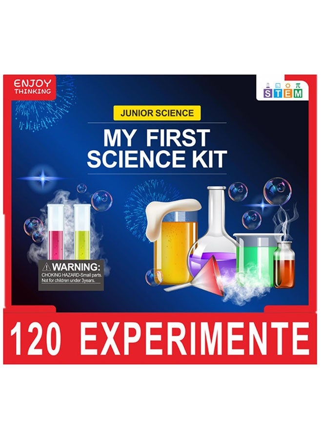 عربست مجموعة ألعاب علمية للأولاد والبنات، 135 قطعة، ألعاب علمية تجريبية للأطفال من سن 6 إلى 14 عامًا، لعبة تعليمية علمية على شكل صندوق أينشتاين، هدية عيد ميلاد عالم، ألعاب علمية (أ) - Image 1