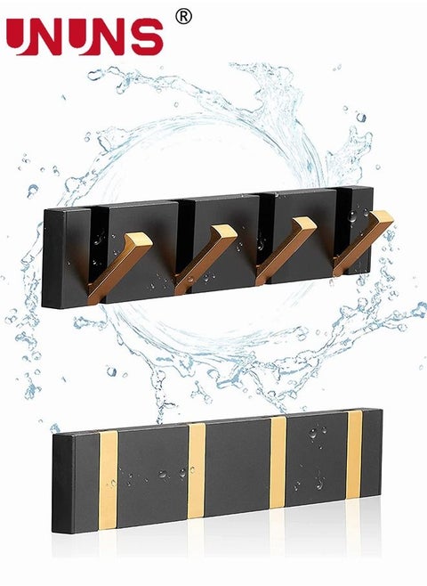 Coat Hooks,1 Pack Folding Rack Hooks Wall Mount,Space Saving Retractable Coat Wall Hooks,Bathroom Hooks,Door Robe Hooks,With 4 Invisible Hooks,Home Storage Hooks For Balcony Kitchen Bathroom