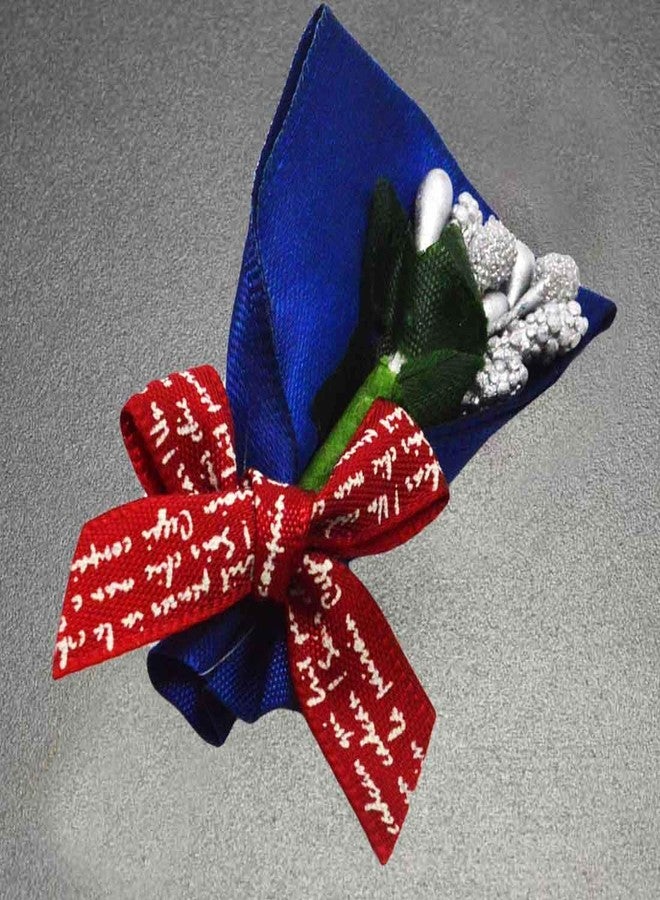 Sullery Imported Artificial Wedding Bridal Groom Multicolor Alloy Brooch For Men And Boys - Image 3