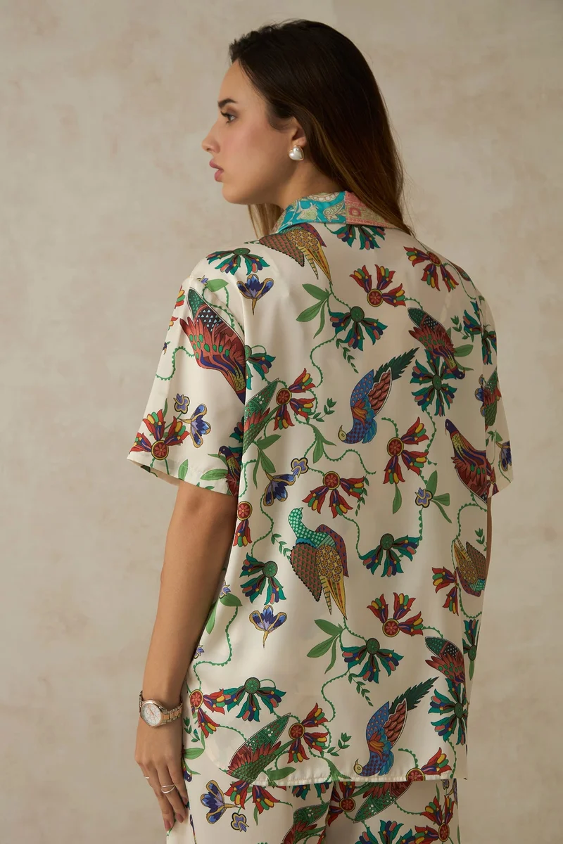 Virgio  Virgio Women Louisa Floral Printed Shirt for Women | Best Price UAE