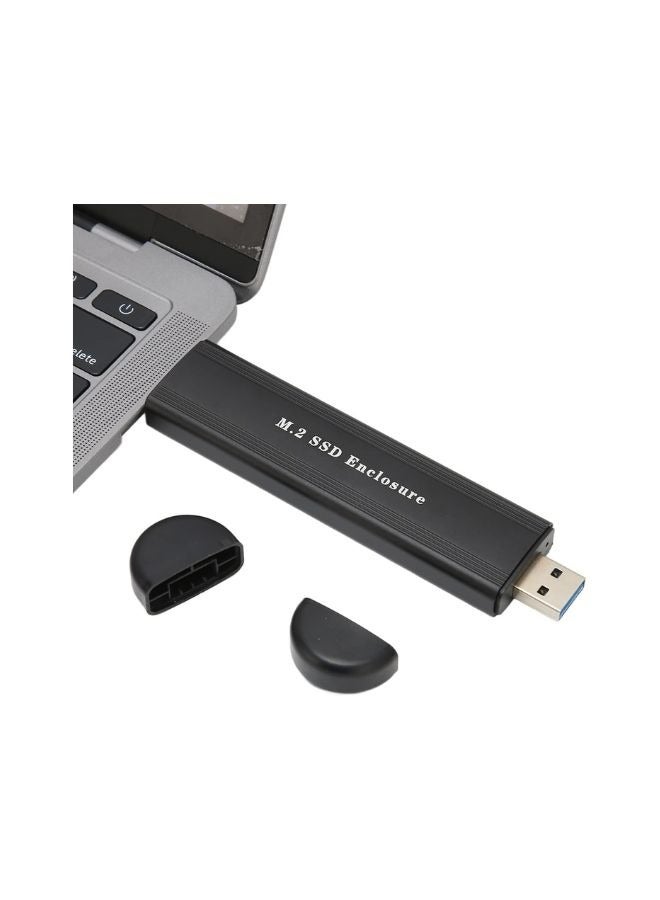 XLT M.2 SSD Enclosure, NVME NGFF Dual Protocol Adapter with USB C Support for Size 2242/2260/2280 - Image 3