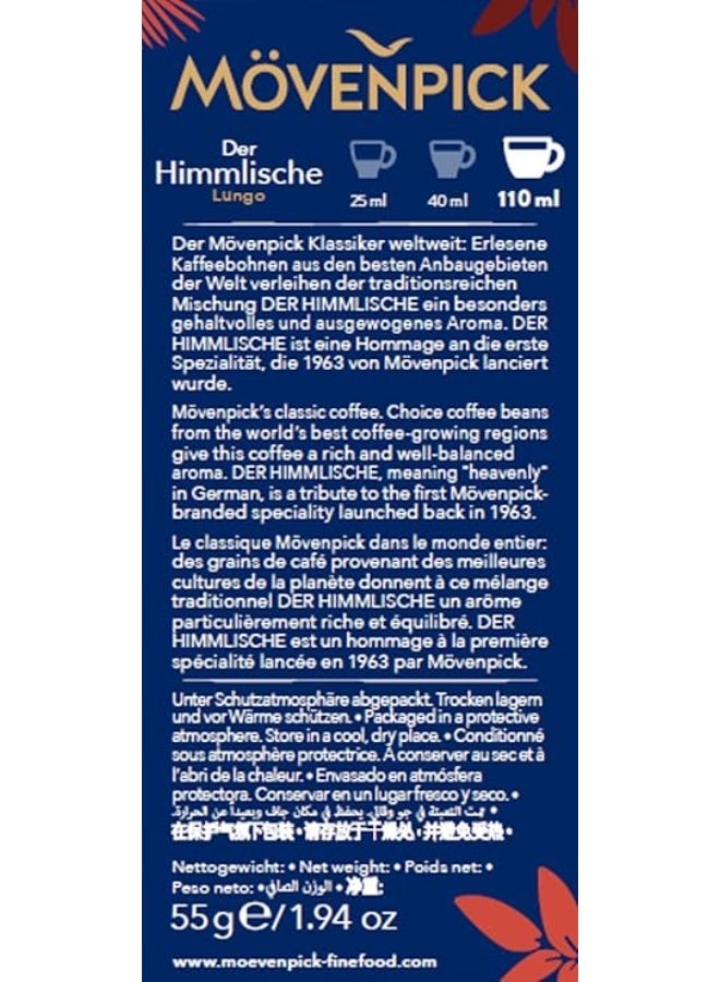 موفينبك كبسولات قهوة متوافقة مع ماكينات نسبريسو دير هيمليش، 10 كبسولات اسبريسو من موفينبيك - Image 5