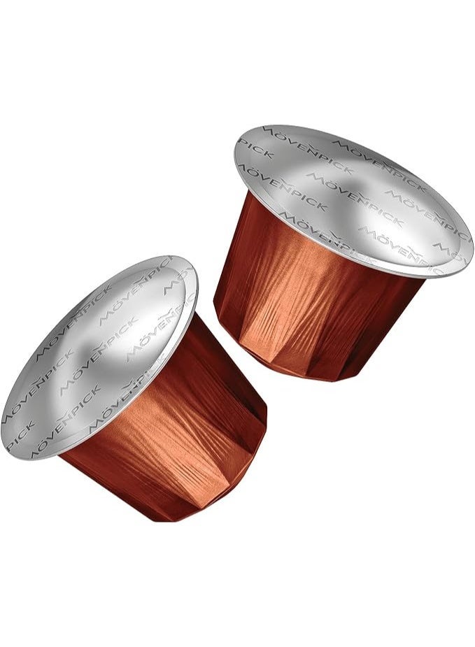 موفينبك كبسولات قهوة متوافقة مع ماكينات نسبريسو دير هيمليش، 10 كبسولات اسبريسو من موفينبيك - Image 3