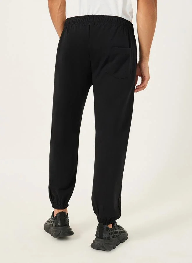 ستايلي Graphic Print Cotton Rich Fleece Relaxed Fit Joggers