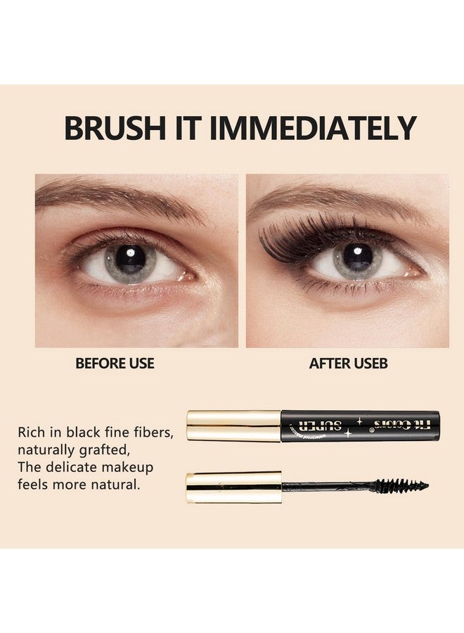 Joyeee Colored Mascara, 7 Colors Colorful Mascara Set, Waterproof and Smudgeproof Longlasting Mascara for Eyelashes, Cruelty Free Vegan Eye Makeup(Black Brown Blue Purple Green White Pink) - Image 5