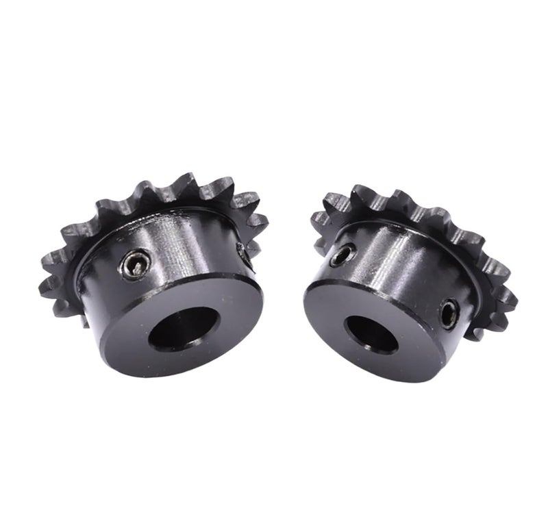Carbon Steel Motor spur Gear 1pcs 04C Chain Gear Steel 10-23 Tooth Industrial Sprocket Wheel Motor Drive Bore 10mm(16 Teeth) - Image 2