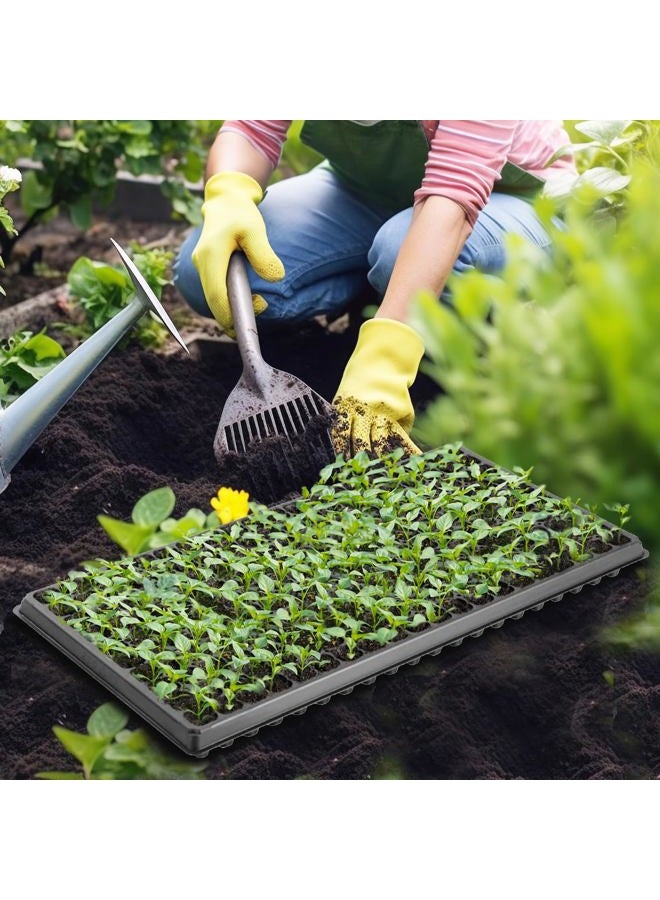 RooTrimmer 200 Cell Plug Tray, 10pcs-Pack Thick Durable Seed Starter Flats Vegetable Fruit Seeds Seedling Plastic Plug Farmer Nursery Trays Propagation - Image 5
