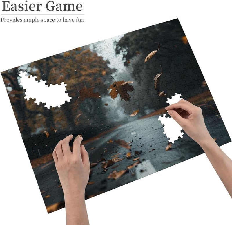 لغز مسار فاياه مابل ليف 500 قطعة للكبار ديكور المنزل 20.4 × 15 - Image 4