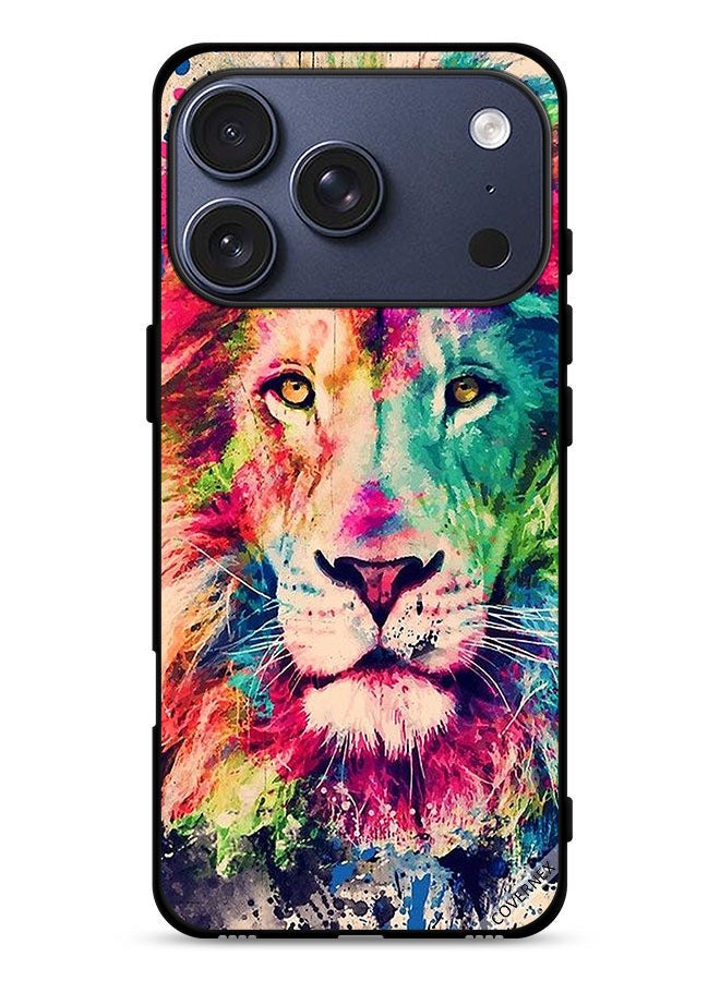 Covernex Apple iPhone 17 Pro Protective Case Cover Lion Paint Art - Image 1
