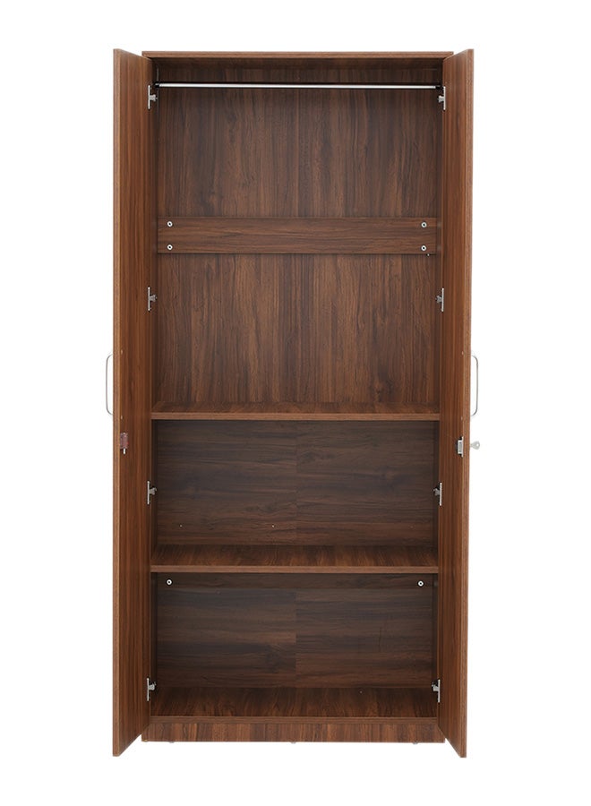 Royaloak Taurian 2 Door Wardrobe, Engineered Wood, Melamine Finish, Ample Storage Door, Safety Lock, Durable & Long lasting, Modern Design - Image 4