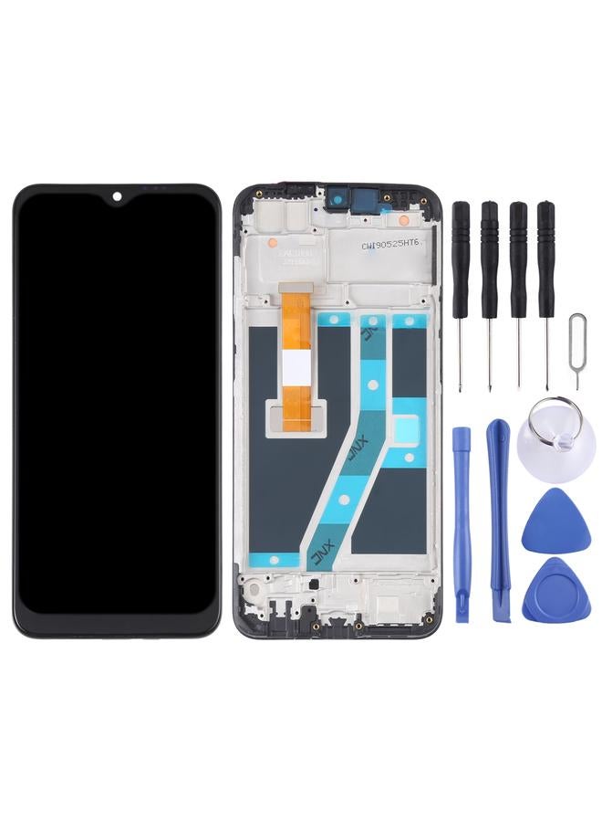 شاشة LCD بديلة ومحول رقمي تجميع كامل مع إطار لهاتف OPPO Realme C2 / A1k - Image 2