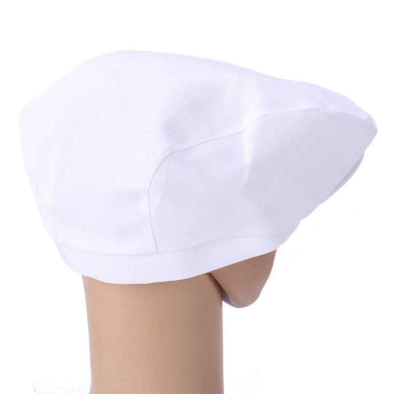 👕 قبعة طباخ بيضاء للرجال والنساء مطبخ فندقي طهاة نادل خباز - Image 3