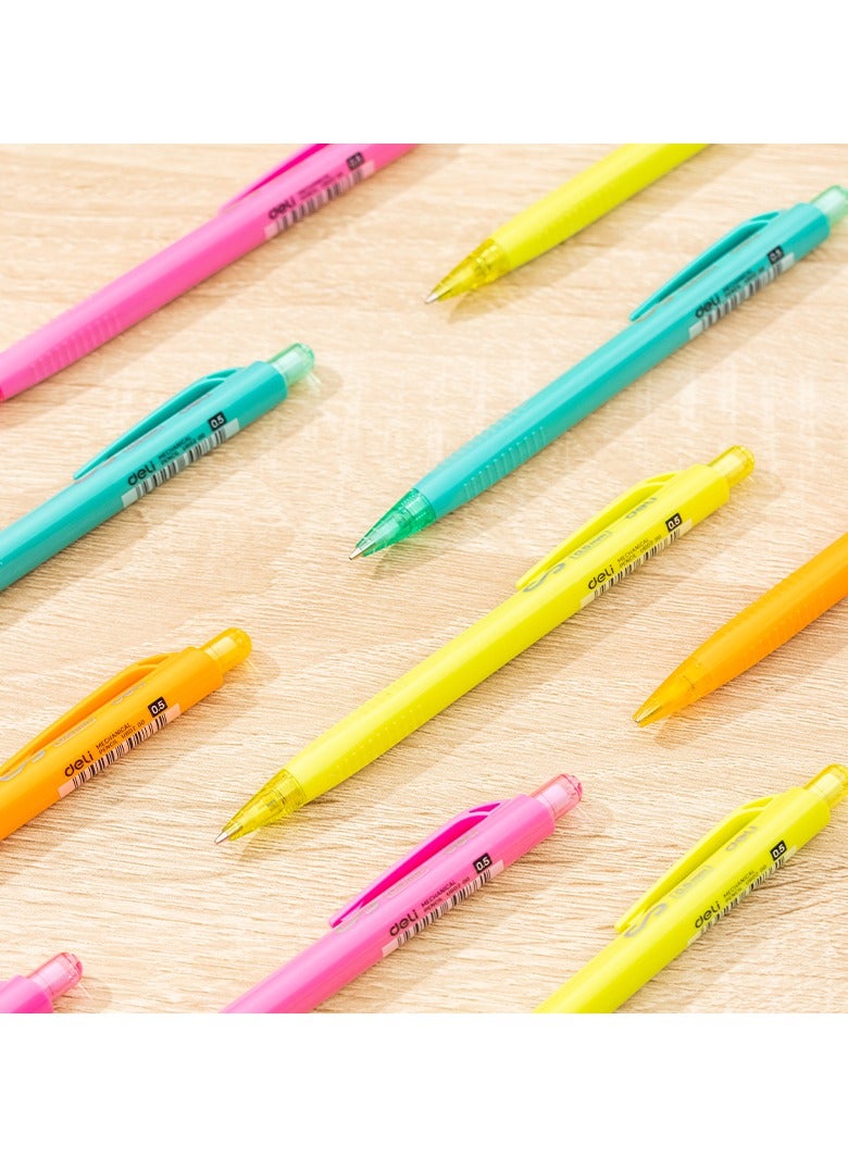 Deli Deli EU60200 Plastic Mechanical Pencil 0.5mm Assorted – ideal for school, notes & daily use  - Image 3