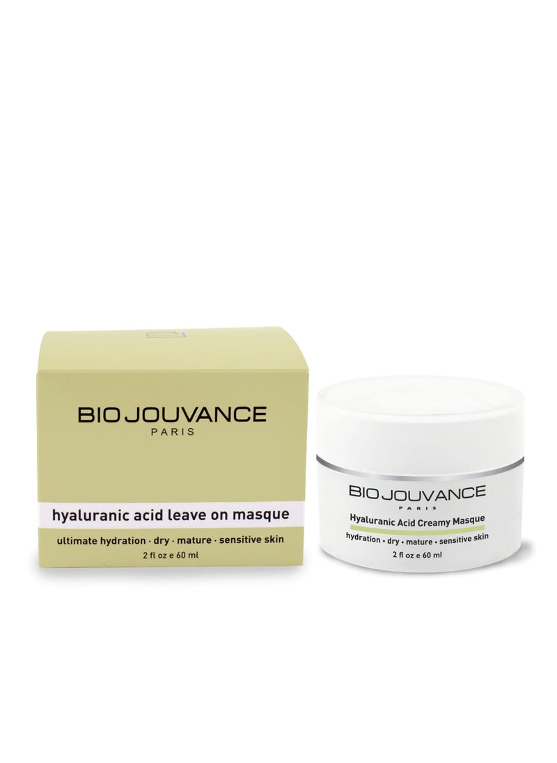 BIO JOUVANCE PARIS Bio Jouvance - Hyaluronic Acid Creamy Mask 1oz / 30ml - Face Skin Care Treatment 