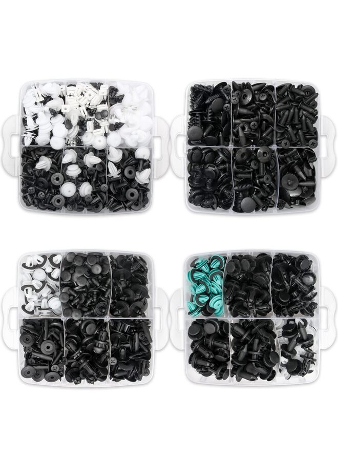 1101 PCS Car Door Panel Trim Clips Kit 32 Most Popular Sizes Cars Body Kits 1 Pcs Fastener Remover Bumper Retainer Clips Car Plastic Rivets Fasteners Push Retainer Kit Auto Push Pin Riv - Image 3
