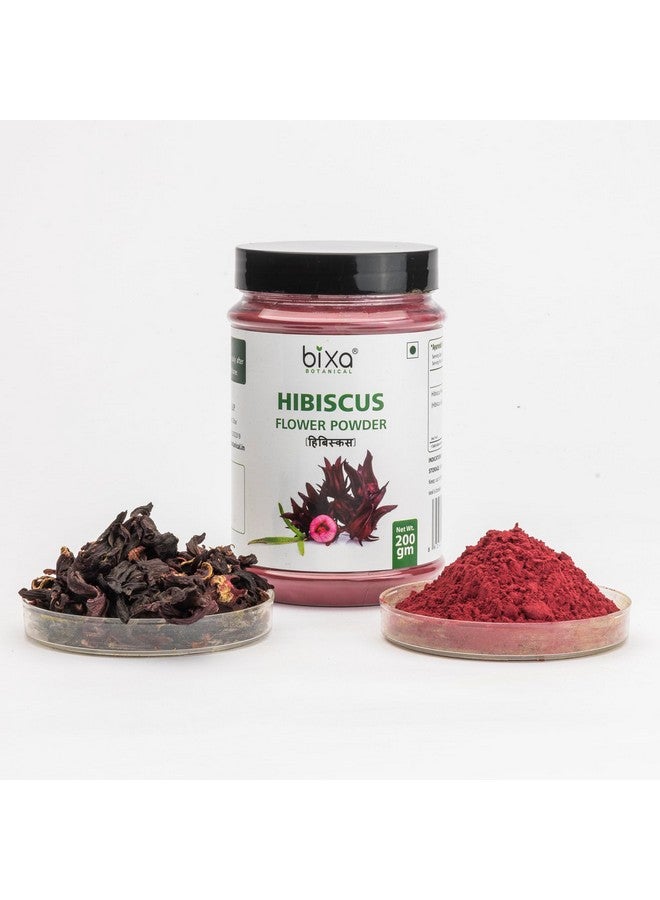 bixa Botanical Hibiscus/Jaswand Flower Powder 200g Hibiscus Sabdariffa - Image 4