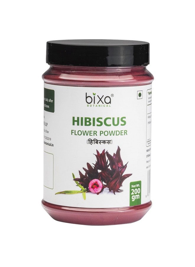 bixa Botanical Hibiscus/Jaswand Flower Powder 200g Hibiscus Sabdariffa - Image 1