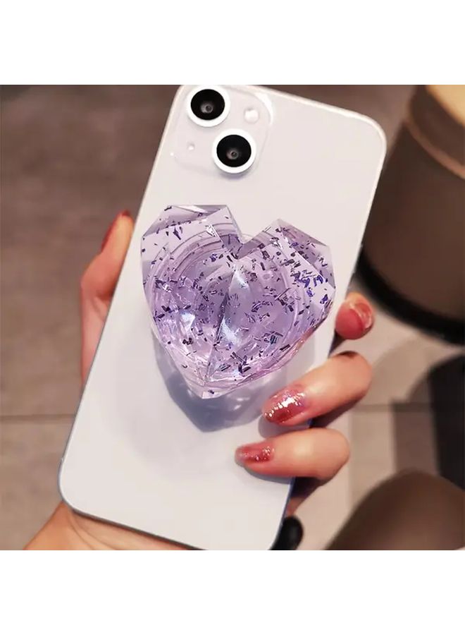 Yellow Rotating Spinning Top Relax Gel Phone Case with Adhesive Ring Universal Transparent Durable - Image 3