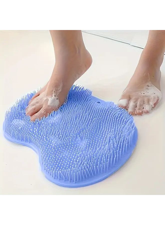 Manual Foot Scrubber Blue Exfoliating Tool For Dead Skin Removal Promotes Circulation - Image 1