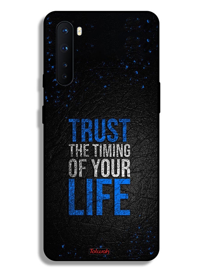 Tolwak - OnePlus Nord Protective Case Cover Trust The Timing Of Your Life - Image 1