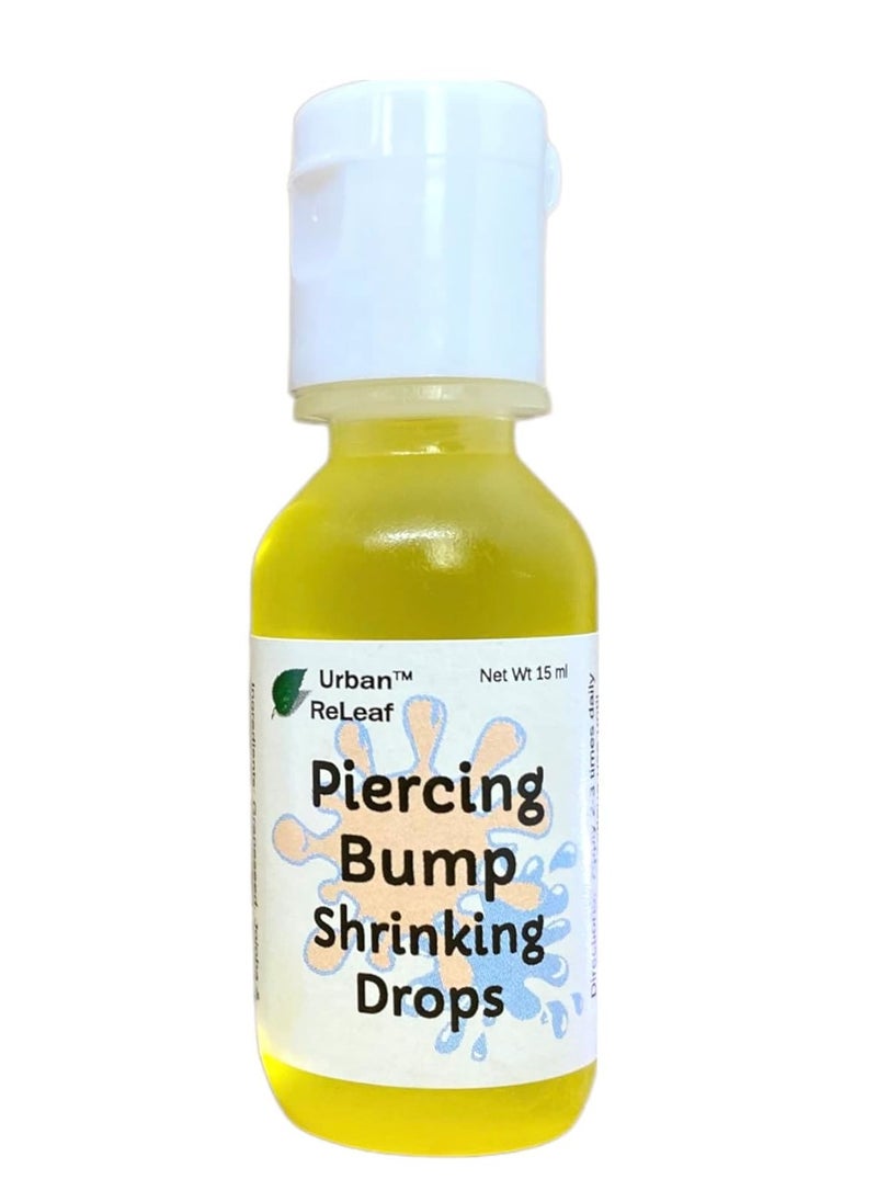 Urban ReLeaf - Urban ReLeaf Piercing Bump Shrinking Drops! Keloid Bumps Gentle Effective Aftercare Solution. Natural Essential Oils. Fast Removal Help for Scars Nodules Cartilage Nose Ear Spots. Clean Soothe - Image 1